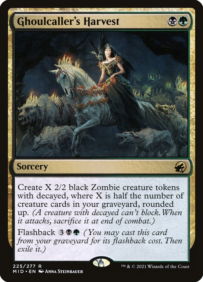 Ghoulcaller's Harvest 225 (Innistrad: Midnight Hunt)  - Foil | Good Games Adelaide SA