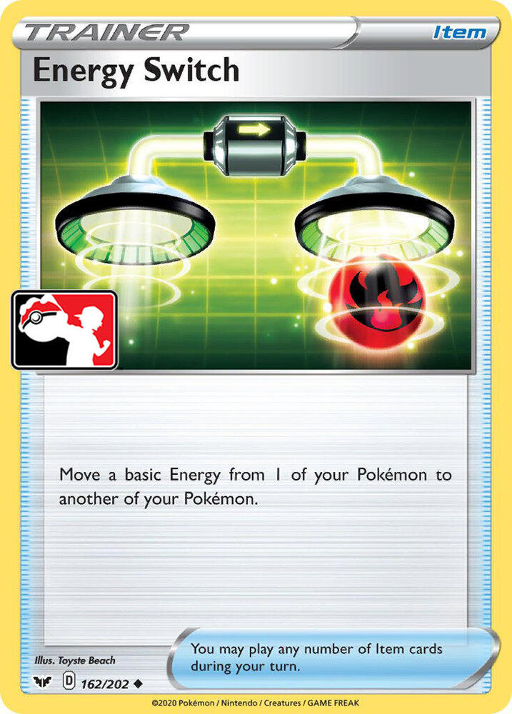 Energy Switch Series 1/2 162/202 (Prize Pack Series Cards)  | Good Games Adelaide SA