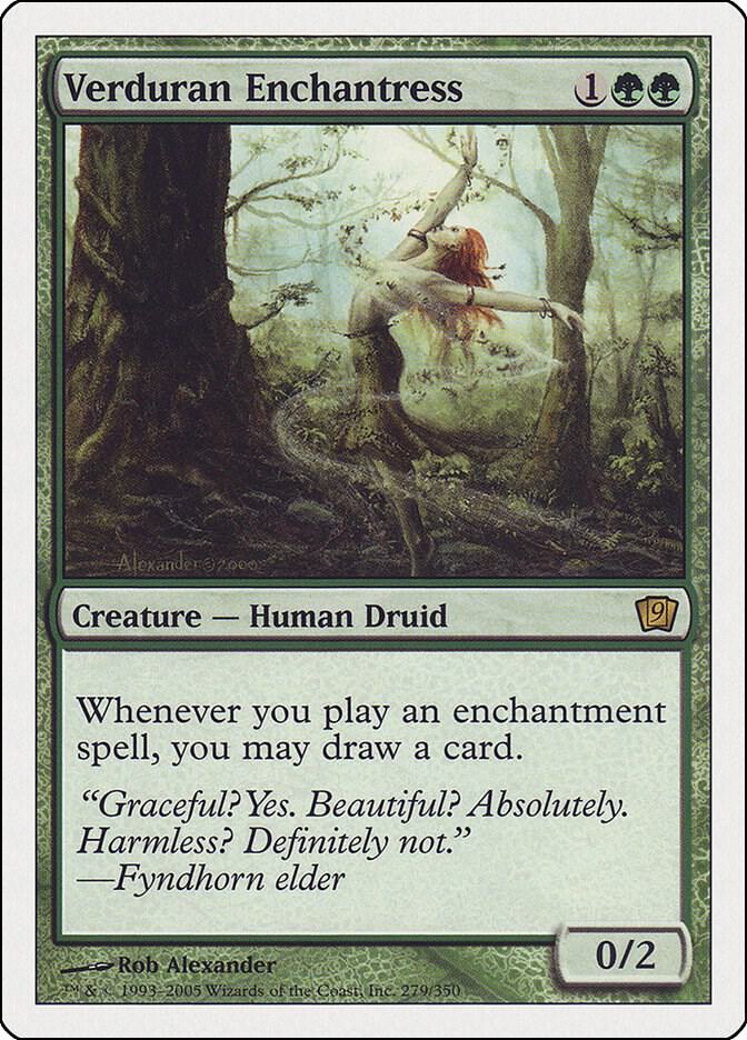 Verduran Enchantress 279 (9th Edition)  | Good Games Adelaide SA