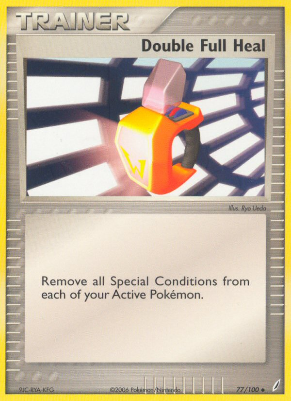 Double Full Heal (77/100) [EX: Crystal Guardians] | Good Games Adelaide SA