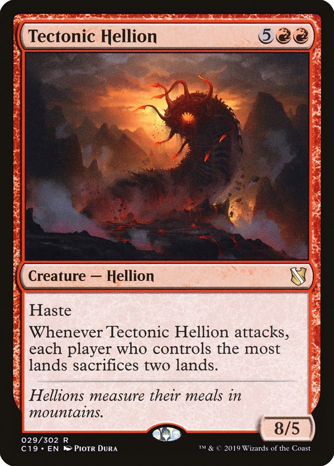 Tectonic Hellion 29 (Commander 2019)  | Good Games Adelaide SA