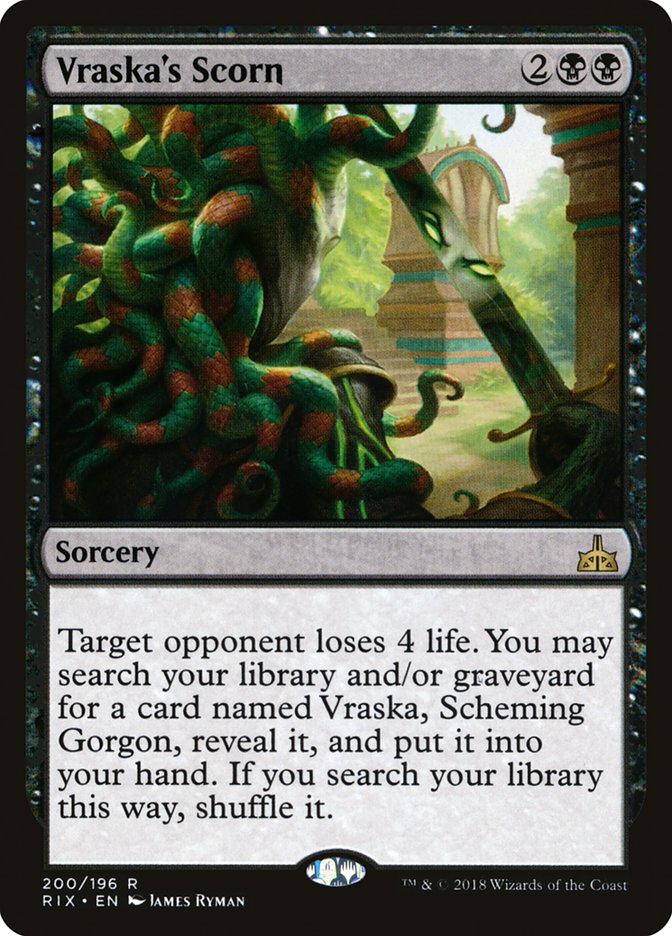 Vraska's Scorn [Rivals of Ixalan] | Good Games Adelaide SA
