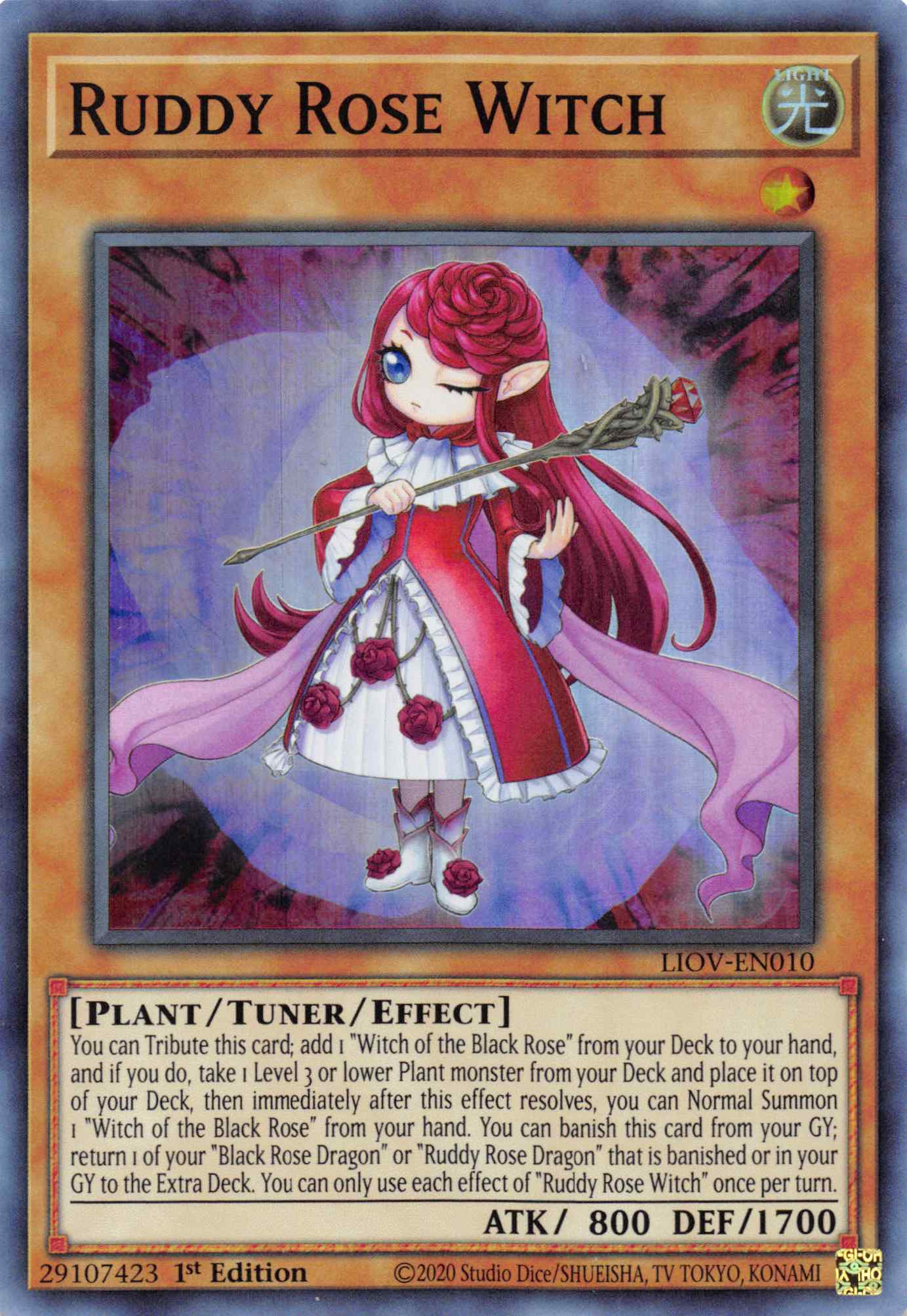 Ruddy Rose Witch [LIOV-EN010] Super Rare | Good Games Adelaide SA