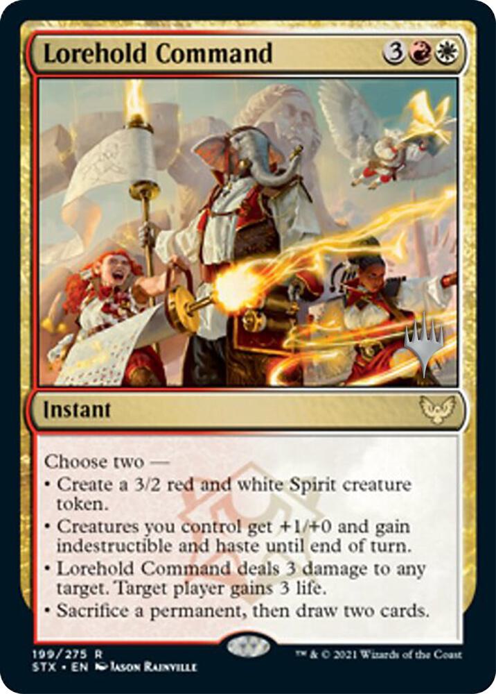Lorehold Command 199 (Promo Pack: Strixhaven)  - Foil | Good Games Adelaide SA