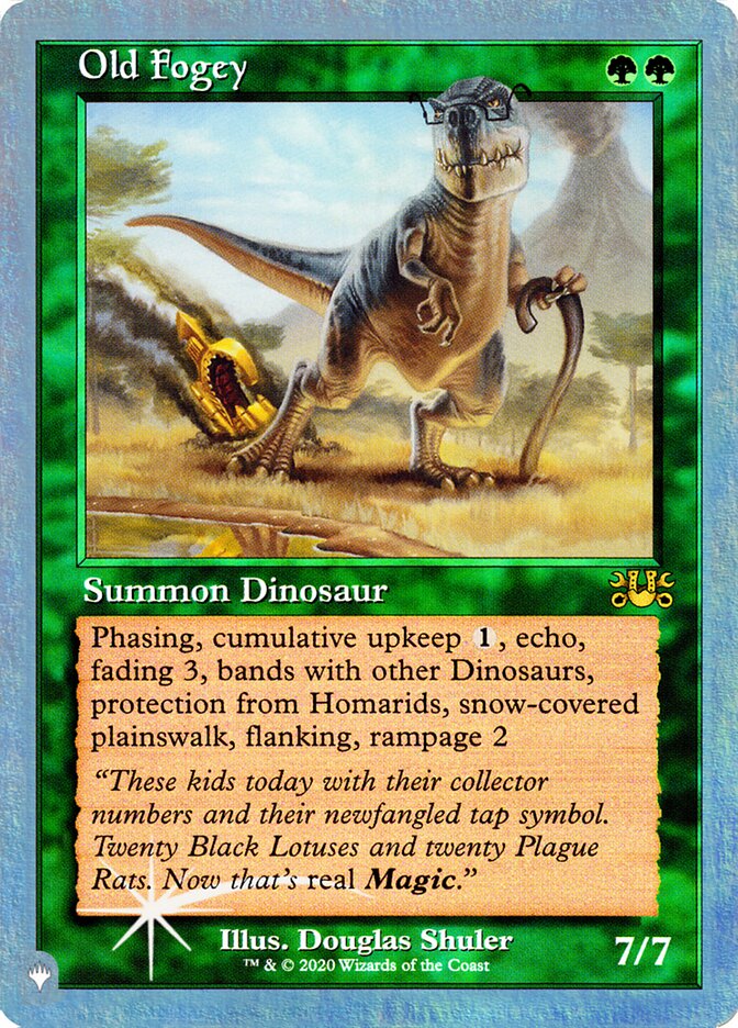 Old Fogey (Unfinity Foil Edition) [The List] | Good Games Adelaide SA