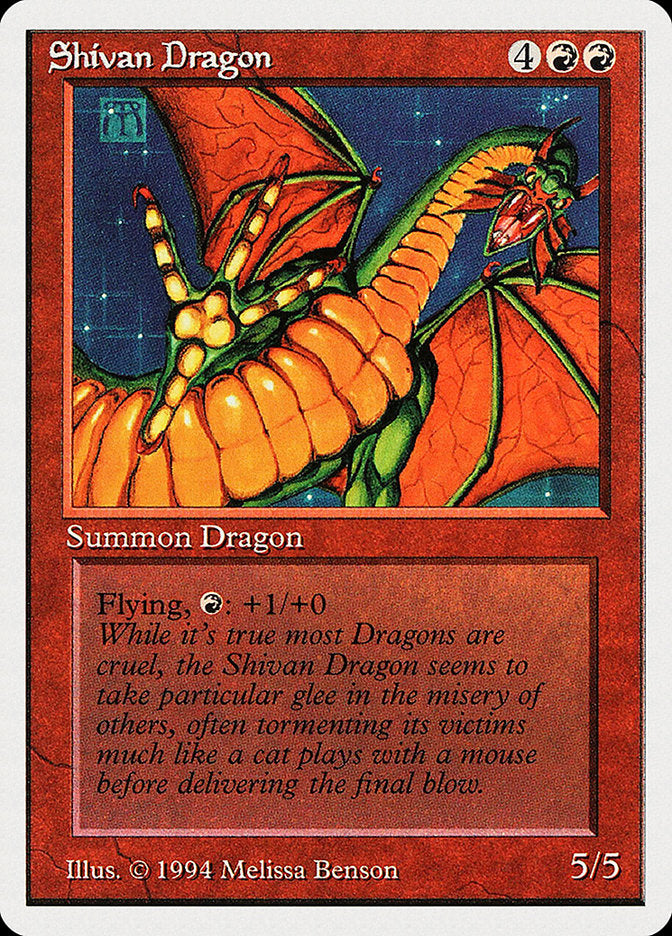 Shivan Dragon [Summer Magic / Edgar] | Good Games Adelaide SA