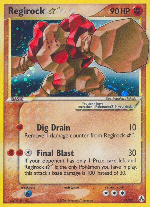 Regirock Star 91/92 (Legend Maker)  - Holofoil | Good Games Adelaide SA