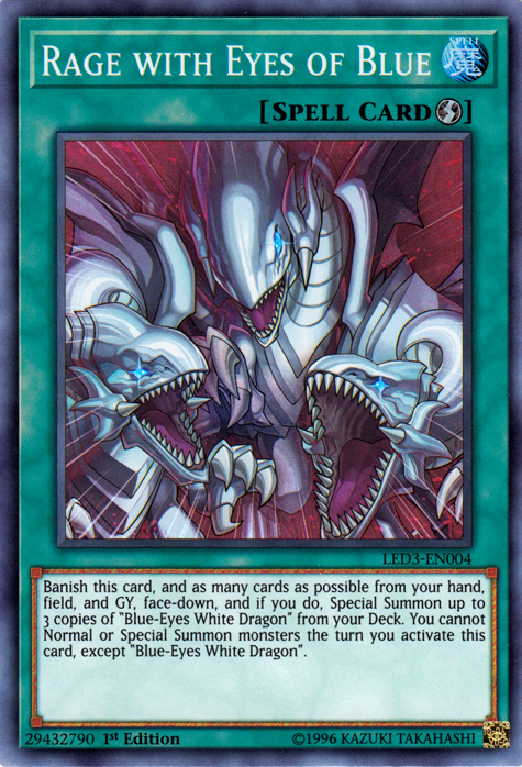 Rage with Eyes of Blue [LED3-EN004] Super Rare | Good Games Adelaide SA