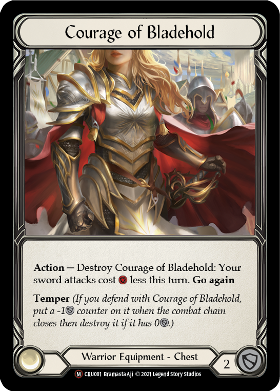 Courage of Bladehold [U-CRU081] Unlimited Normal | Good Games Adelaide SA