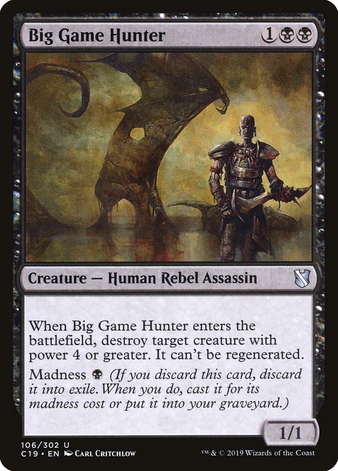 Big Game Hunter [Commander 2019] | Good Games Adelaide SA