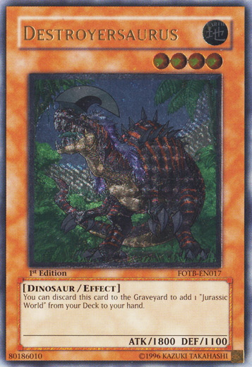 Destroyersaurus [FOTB-EN017] Ultimate Rare | Good Games Adelaide SA