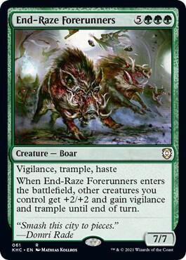 End-Raze Forerunners 61 (Commander: Kaldheim)  | Good Games Adelaide SA