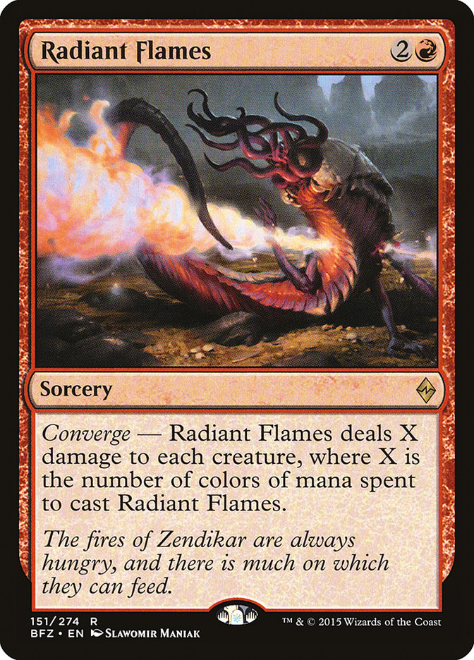 Radiant Flames [Battle for Zendikar] | Good Games Adelaide SA