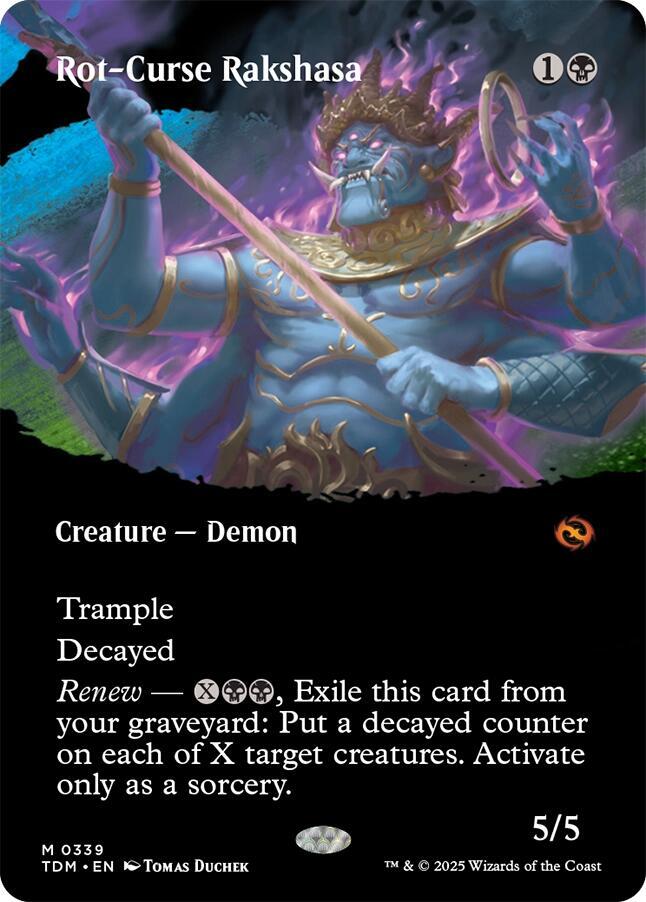 Rot-Curse Rakshasa 339 (Tarkir: Dragonstorm)  - Foil | Good Games Adelaide SA