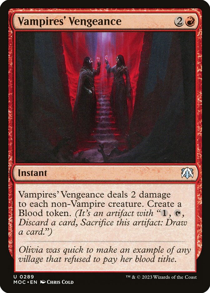 Vampires' Vengeance 289 (Commander: March of the Machine)  | Good Games Adelaide SA