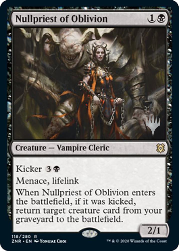 Nullpriest of Oblivion 118 (Promo Pack: Zendikar Rising)  | Good Games Adelaide SA