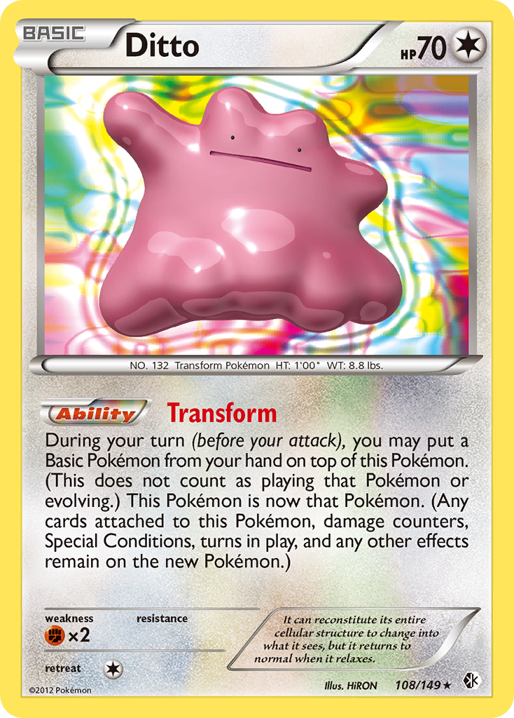 Ditto (108/149) [Black & White: Boundaries Crossed] | Good Games Adelaide SA