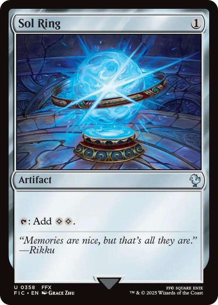 Sol Ring 358 (Commander: FINAL FANTASY)  - Foil | Good Games Adelaide SA