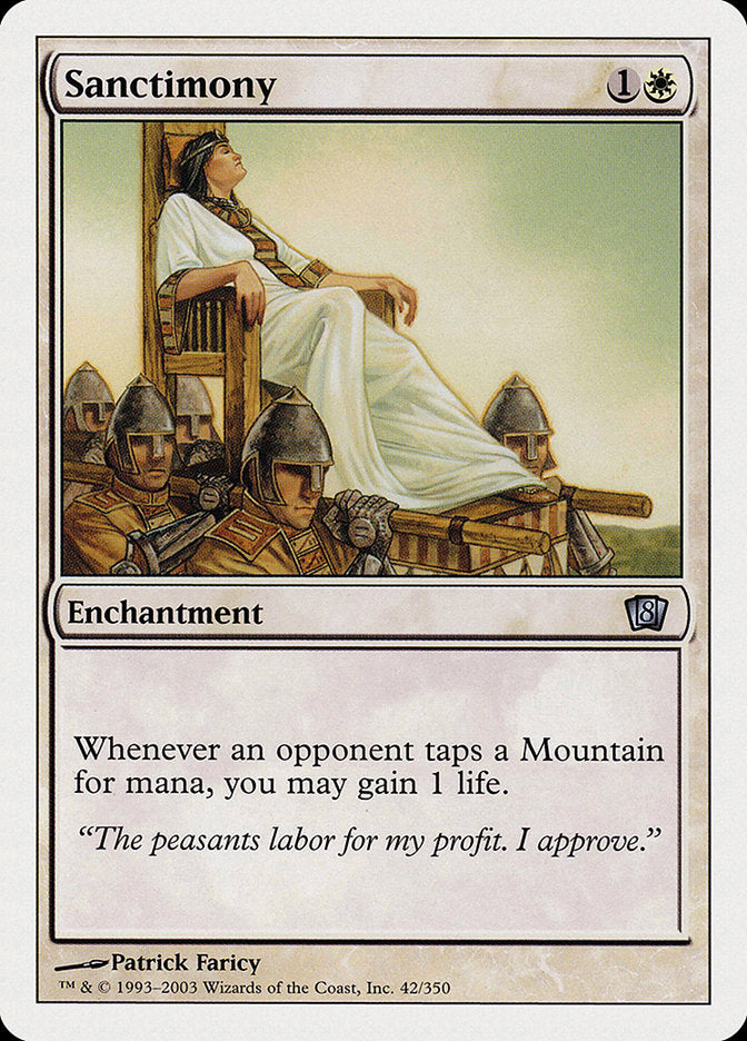 Sanctimony 42 (8th Edition)  - Foil | Good Games Adelaide SA