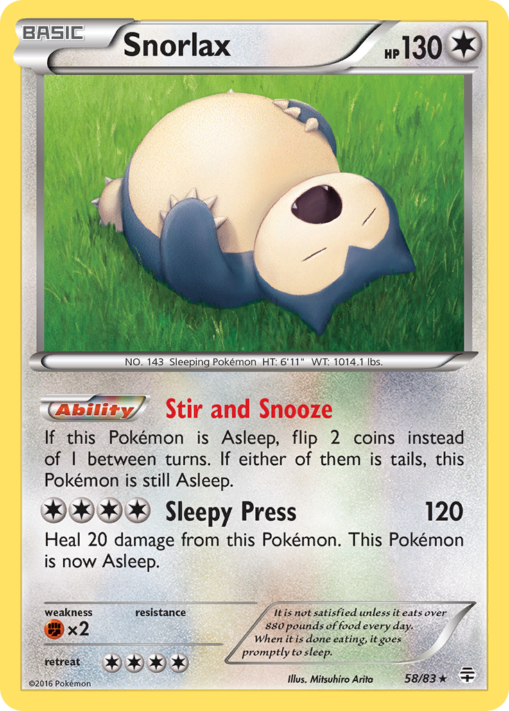 Snorlax (58/83) [XY: Generations] | Good Games Adelaide SA