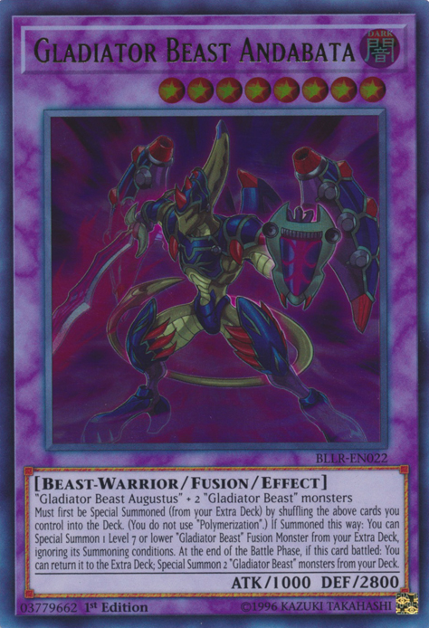 Gladiator Beast Andabata [BLLR-EN022] Ultra Rare | Good Games Adelaide SA
