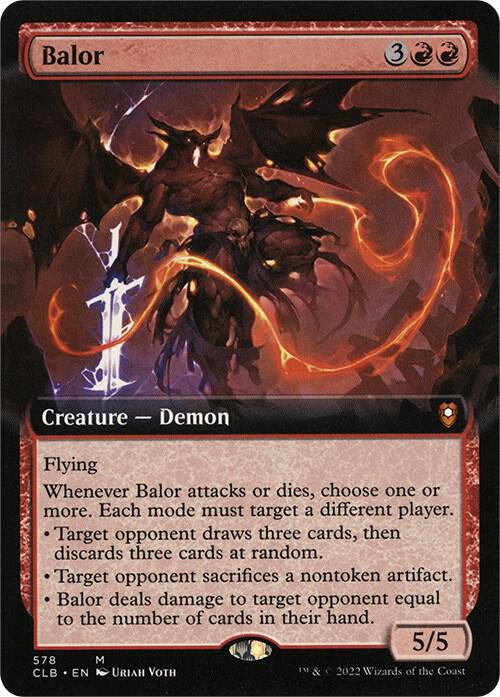 Balor Extended Art 578 (Commander Legends: Battle for Baldur's Gate)  | Good Games Adelaide SA