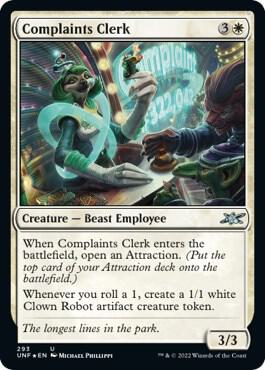 Complaints Clerk Galaxy Foil 293 (Unfinity)  - Foil | Good Games Adelaide SA