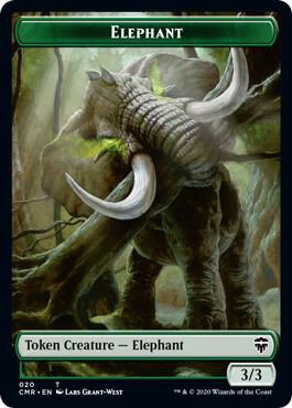 Elephant Soldier Double Sided Token 20 // 16 (Commander Legends)  | Good Games Adelaide SA