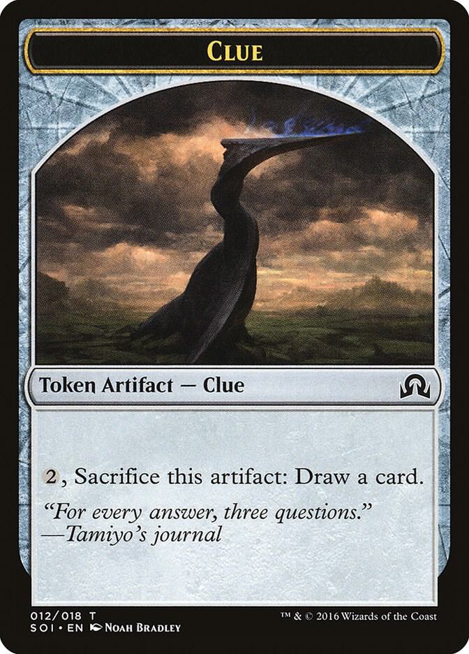 Clue Token 12 (Shadows over Innistrad)  | Good Games Adelaide SA