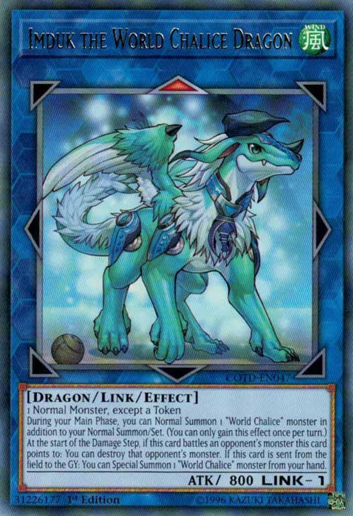 Imduk the World Chalice Dragon [COTD-EN047] Rare | Good Games Adelaide SA
