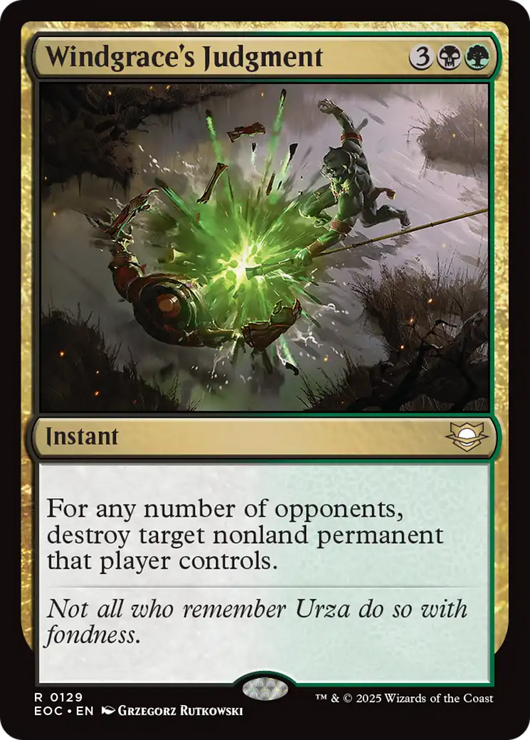 Windgrace's Judgment [Edge of Eternities Commander] | Good Games Adelaide SA