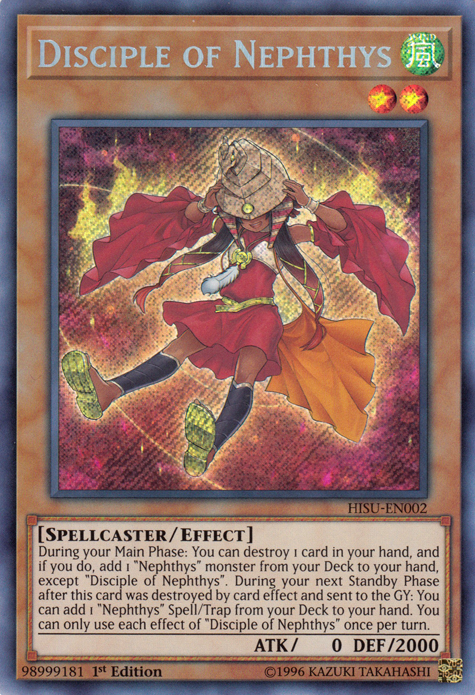 Disciple of Nephthys [HISU-EN002] Secret Rare | Good Games Adelaide SA