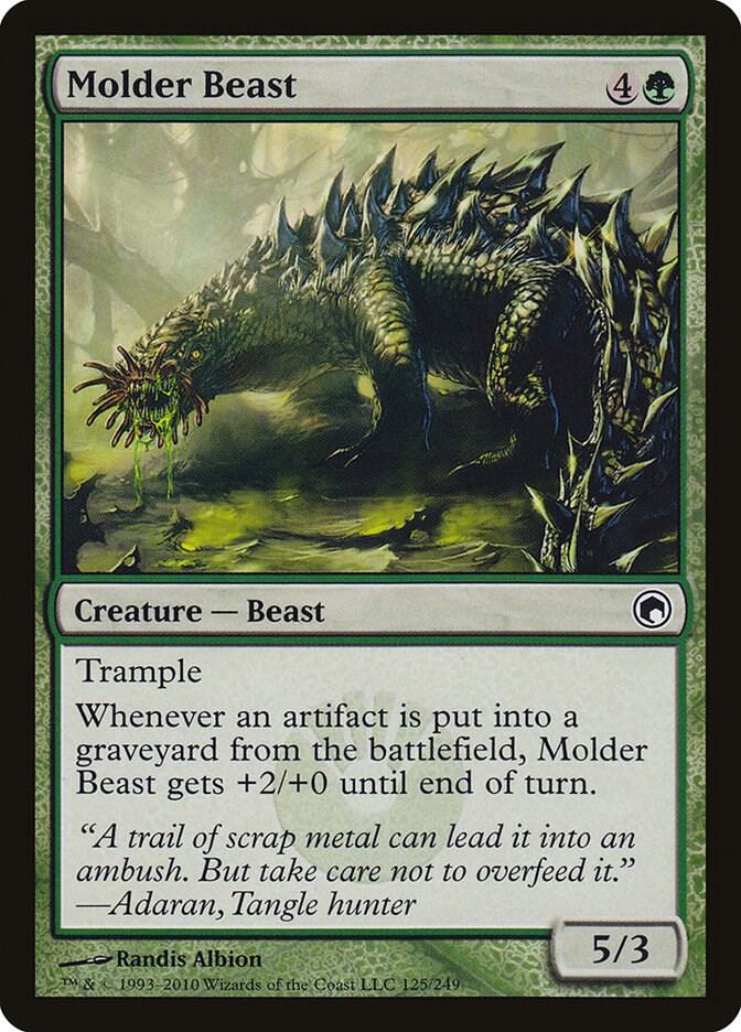 Molder Beast 125 (Scars of Mirrodin)  - Foil | Good Games Adelaide SA