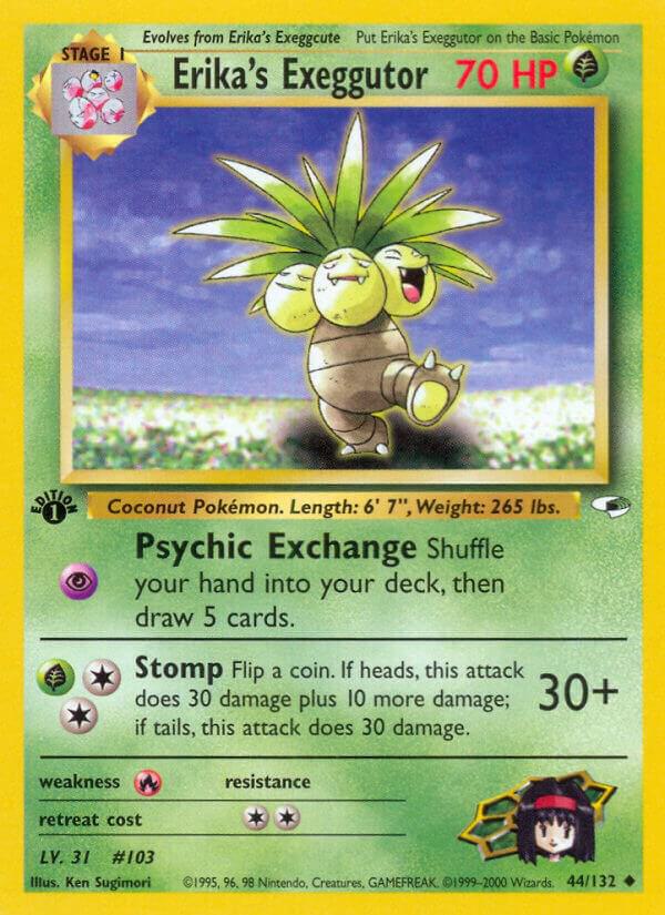 Erikas Exeggutor 044/132 (Gym Heroes)  - 1st Edition | Good Games Adelaide SA