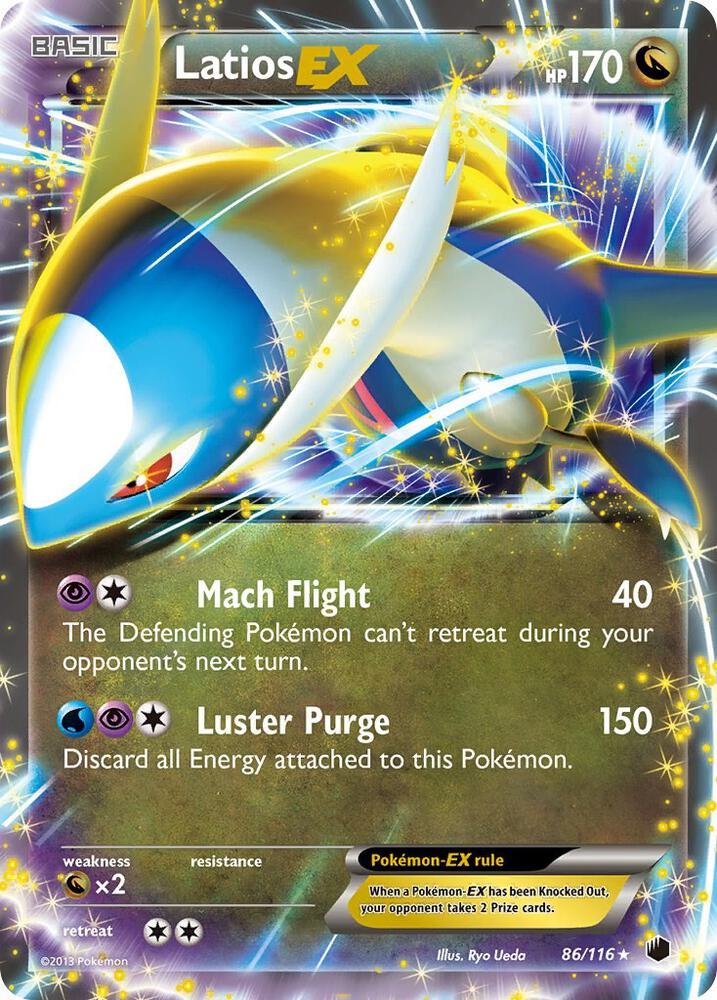 Latios EX 86/116 (Plasma Freeze)  - Holofoil | Good Games Adelaide SA