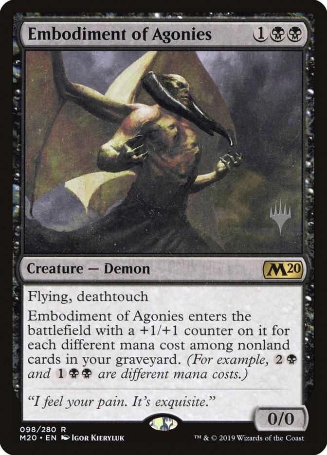 Embodiment of Agonies 98 (Promo Pack: Core Set 2020)  - Foil | Good Games Adelaide SA