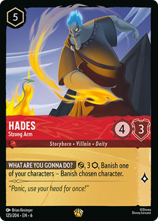 Hades Strong Arm 125/204 (Azurite Sea)  - Cold Foil | Good Games Adelaide SA