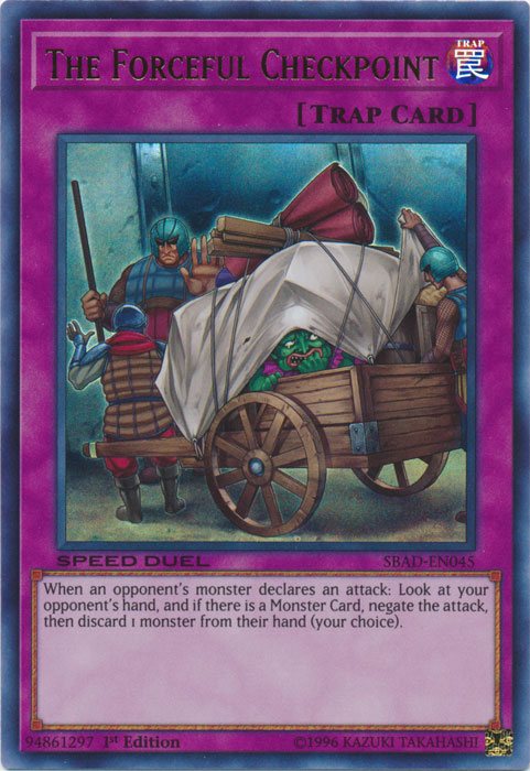 The Forceful Checkpoint [SBAD-EN045] Ultra Rare | Good Games Adelaide SA