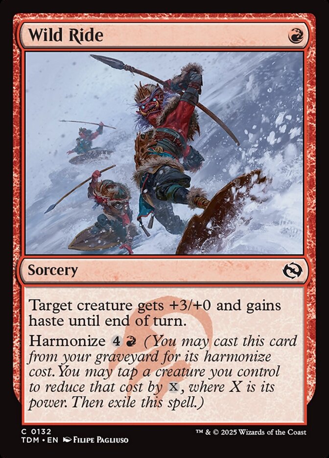 Wild Ride 132 (Tarkir: Dragonstorm)  | Good Games Adelaide SA