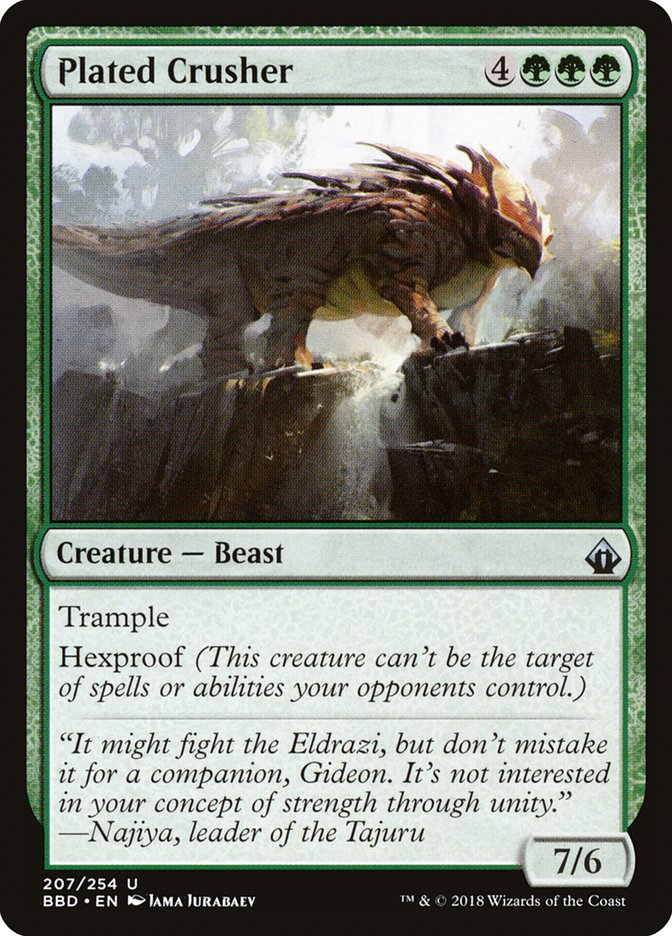 Plated Crusher 207 (Battlebond)  - Foil | Good Games Adelaide SA