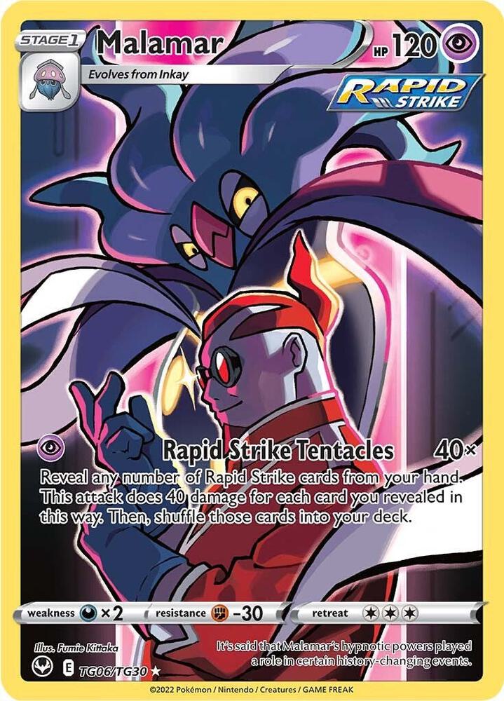 Malamar TG06/TG30 (SWSH12: Silver Tempest Trainer Gallery)  - Holofoil | Good Games Adelaide SA
