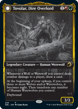 Tovolar, Dire Overlord // Tovolar, the Midnight Scourge [Innistrad: Double Feature] | Good Games Adelaide SA