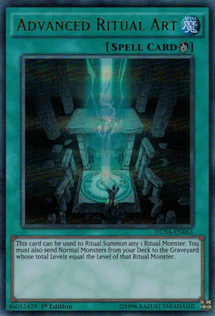 Advanced Ritual Art [DUSA-EN063] Ultra Rare | Good Games Adelaide SA