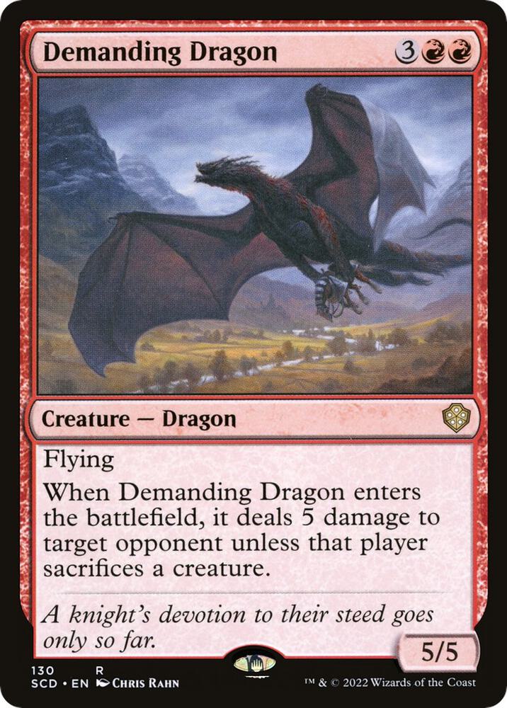 Demanding Dragon 130 (Starter Commander Decks)  | Good Games Adelaide SA