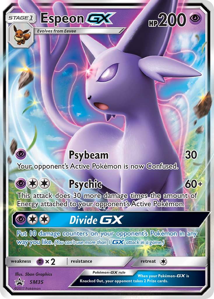 Espeon GX (SM35) [Sun & Moon: Black Star Promos] | Good Games Adelaide SA