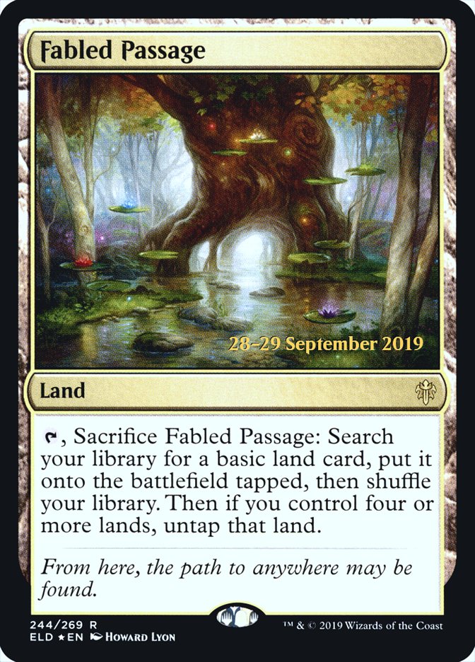 Fabled Passage  [Throne of Eldraine Prerelease Promos] | Good Games Adelaide SA