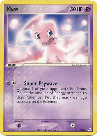Mew (111/110) (Non Holo DVD Promo) [EX: Holon Phantoms] | Good Games Adelaide SA