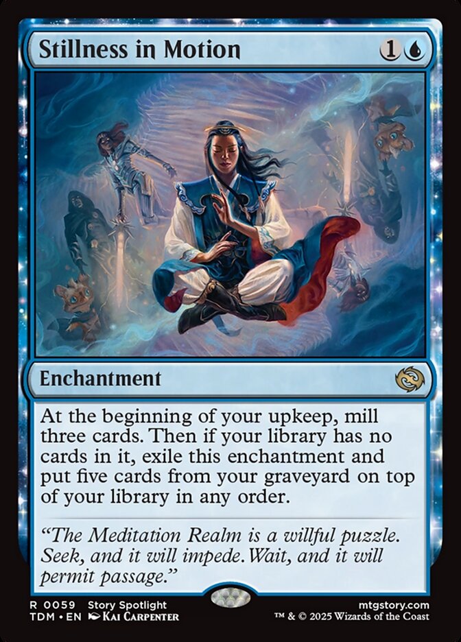 Stillness in Motion 59 (Tarkir: Dragonstorm)  - Foil | Good Games Adelaide SA