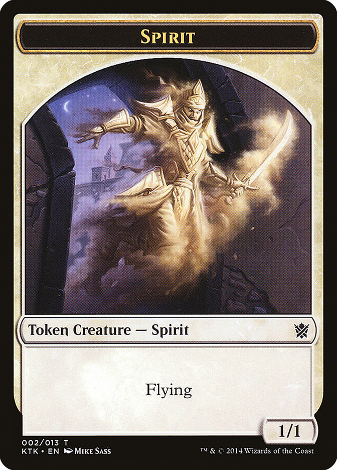 Spirit Token [Khans of Tarkir Tokens] | Good Games Adelaide SA