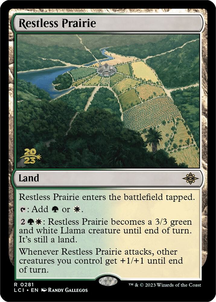 Restless Prairie 281 (Prerelease Cards)  - Foil | Good Games Adelaide SA
